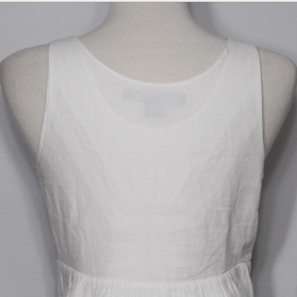 French Connection White Square Neck Dress Sundress - Picture 5 of 5